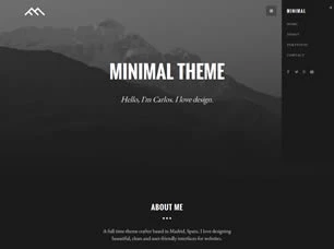 Minimal Html模版