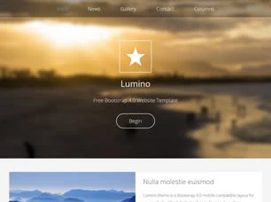 Lumino Html模版