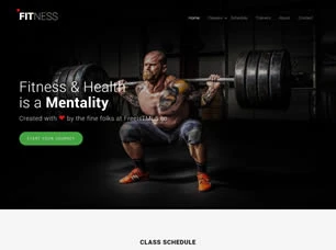 Fitness Html模版