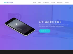 App Starter Html模版