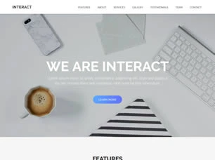 Interact Html模版