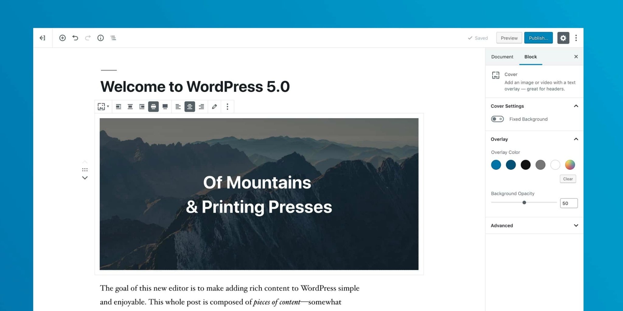 WordPress 5.0 RC候選版本發布