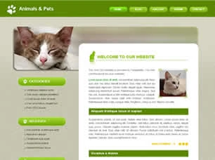 Animals & Pets Html模版