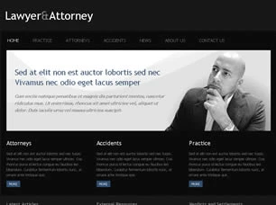 Lawyer & Attorney Html模版